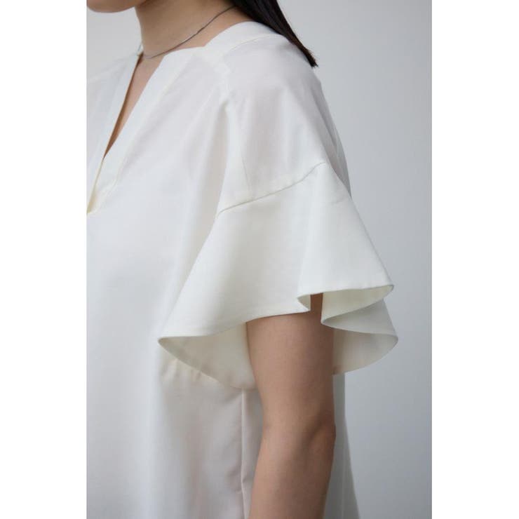 ラッフルスリーブスキッパーブラウス | AZUL BY MOUSSY | 詳細画像10