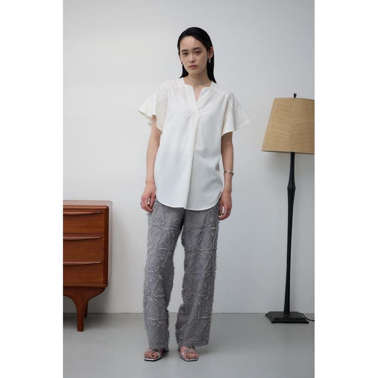 ラッフルスリーブスキッパーブラウス | AZUL BY MOUSSY | 詳細画像4