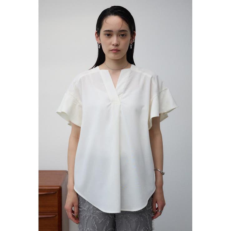 ラッフルスリーブスキッパーブラウス | AZUL BY MOUSSY | 詳細画像5