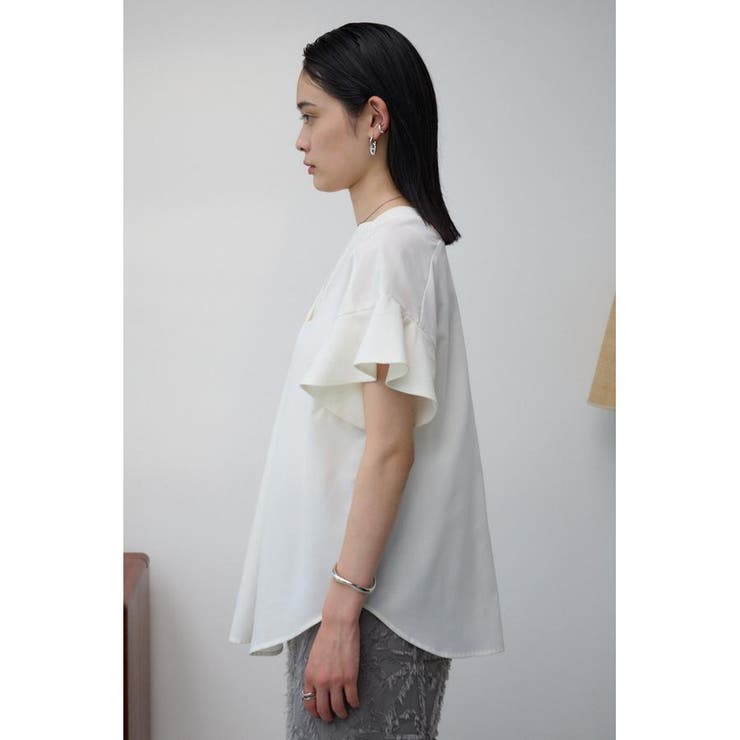 ラッフルスリーブスキッパーブラウス | AZUL BY MOUSSY | 詳細画像6