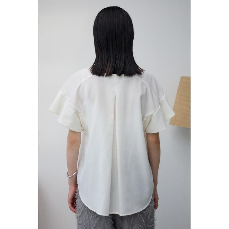 ラッフルスリーブスキッパーブラウス | AZUL BY MOUSSY | 詳細画像7