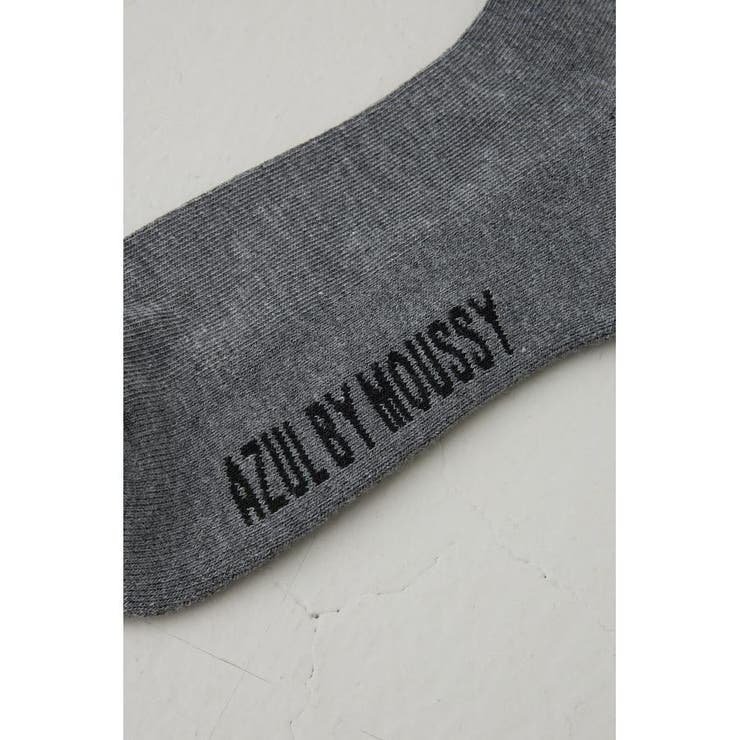 ロゴジャガードミドルソックス | AZUL BY MOUSSY | 詳細画像17 
