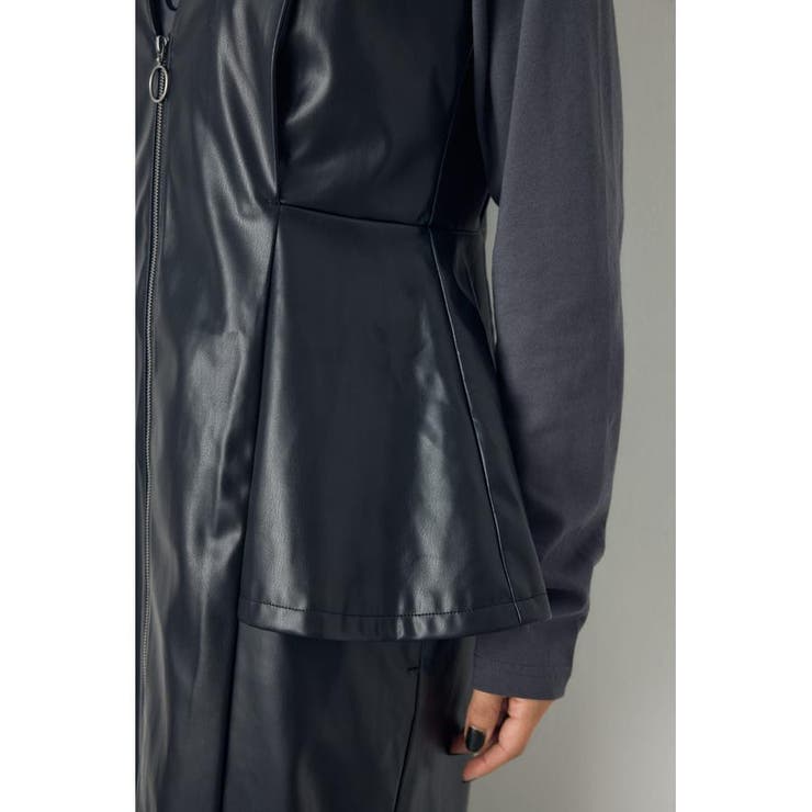 素材アソートペプラムジップジャンスカ | AZUL BY MOUSSY | 詳細画像7 