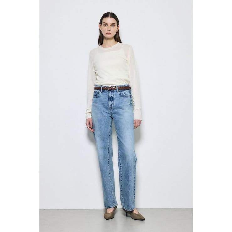 シアー素材ロングTシャツ | AZUL BY MOUSSY | 詳細画像5 