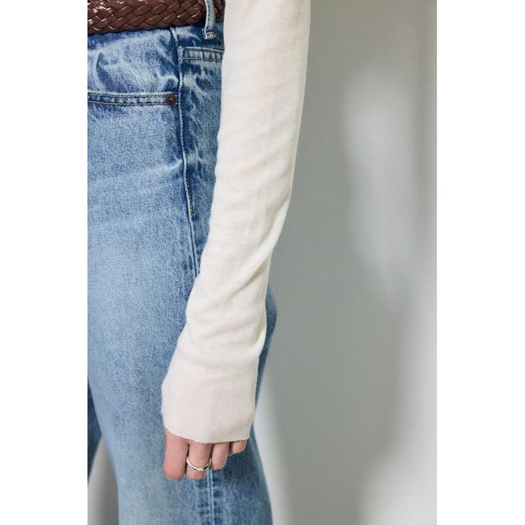 シアー素材ロングTシャツ | AZUL BY MOUSSY | 詳細画像8 