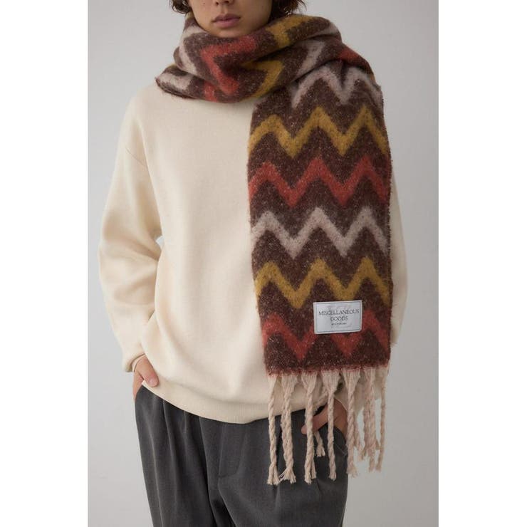 柄BRN5 | ラージフォーマットマフラー | AZUL BY MOUSSY