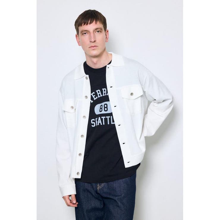 3rdタイプニットジャケット | AZUL BY MOUSSY | 詳細画像2 