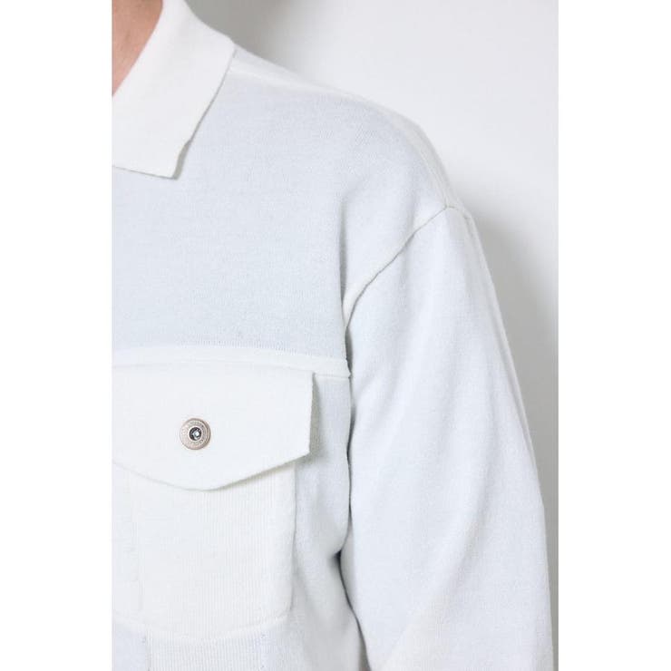 3rdタイプニットジャケット | AZUL BY MOUSSY | 詳細画像9 