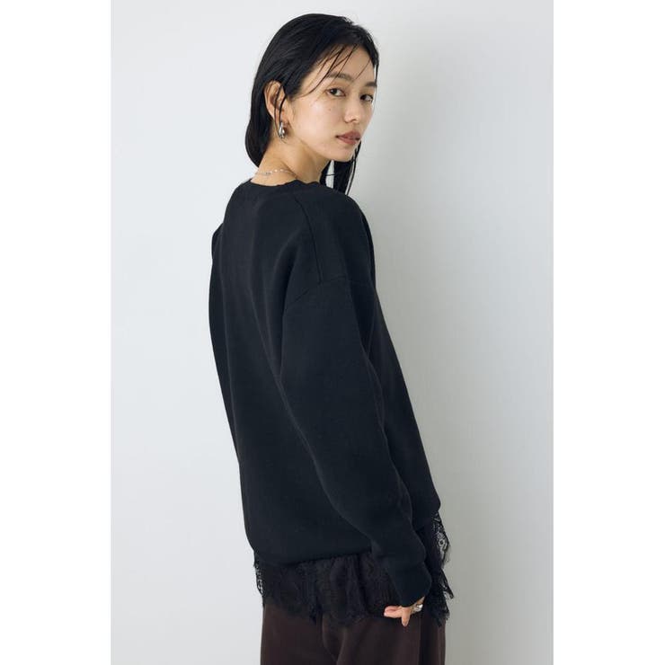 格上げVネックニット | AZUL BY MOUSSY | 詳細画像23 