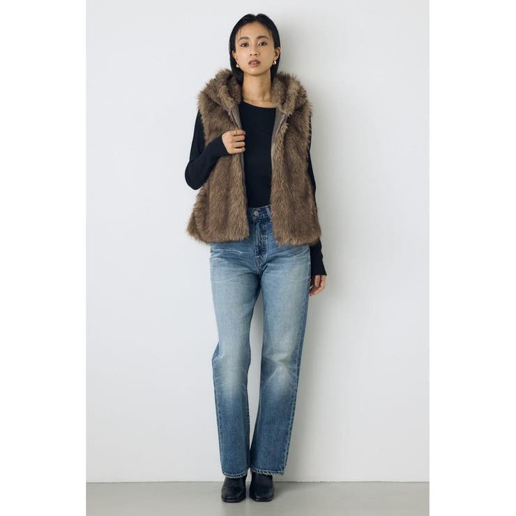 ミックスフードファーベスト | AZUL BY MOUSSY | 詳細画像6 