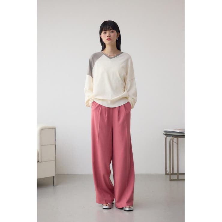 フロントタックイージーワイドパンツ | AZUL BY MOUSSY | 詳細画像26 