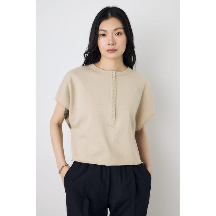 BEG | 2WAYヘンリーネックトップス | AZUL BY MOUSSY