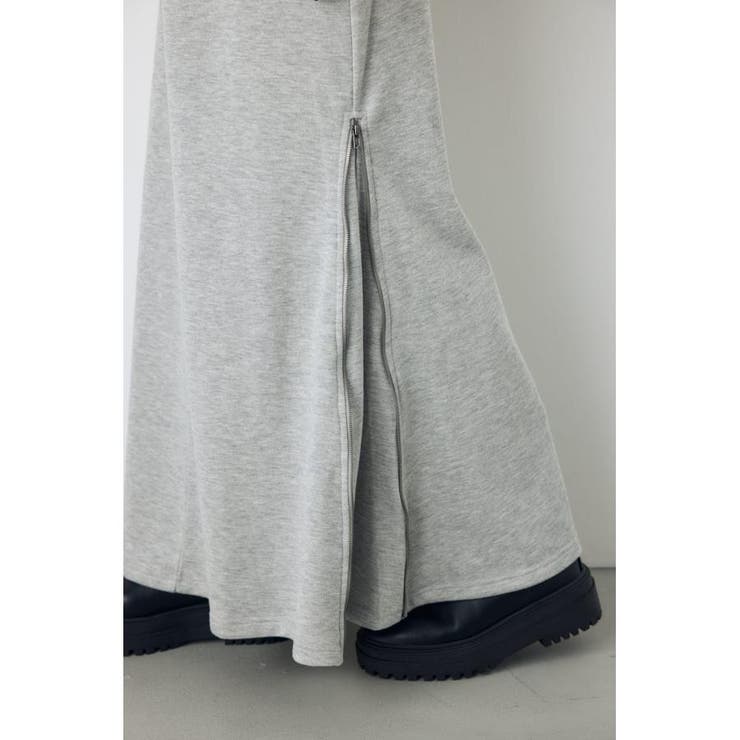 ジップデザイン裏毛ロングスカート | AZUL BY MOUSSY | 詳細画像21 