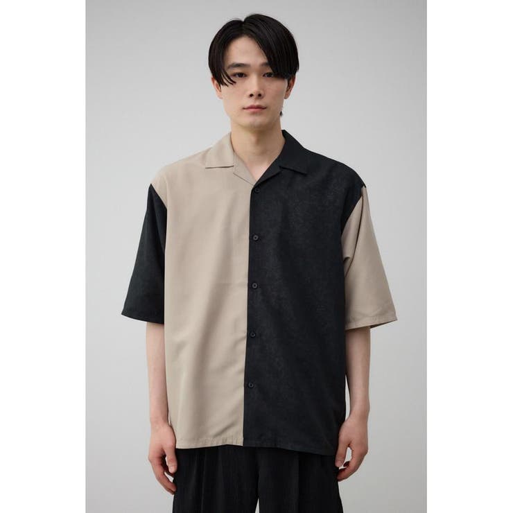 接触冷感フェイクスウェードバイカラーシャツ | AZUL BY MOUSSY | 詳細画像15 