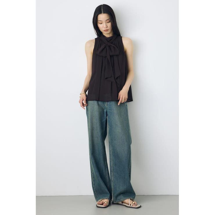 シフォンノースリーブブラウス | AZUL BY MOUSSY | 詳細画像17 