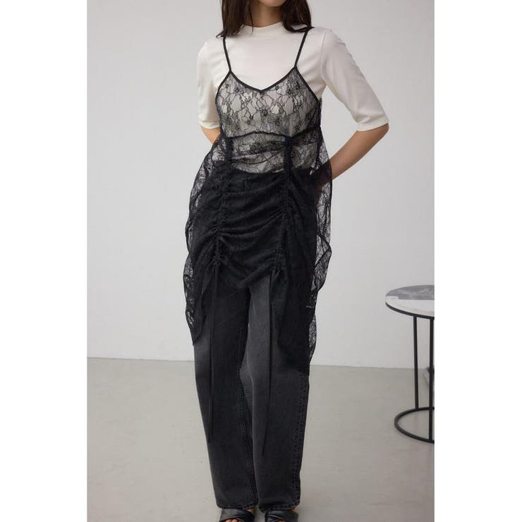 BLK | インナーSET ドロストレースキャミソールトップス | AZUL BY MOUSSY