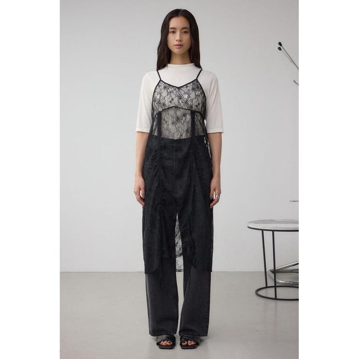 マカ113 超美品 レオナール リネンキャミソール トップス ブルー Lサイズ マカ113 超美品 レオナール リネンキャミソール トップス ブルー