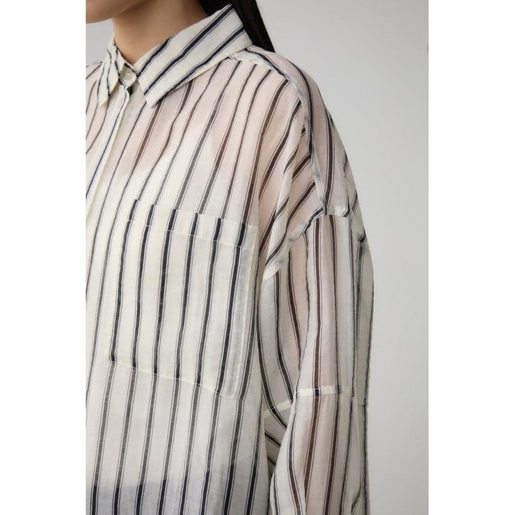 バックスリットシアーオーバーシャツ | AZUL BY MOUSSY | 詳細画像21 