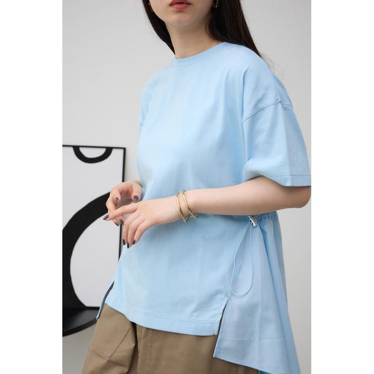 DRAWSTRING DESIGN TOPS/ドローストリングデザイントップス