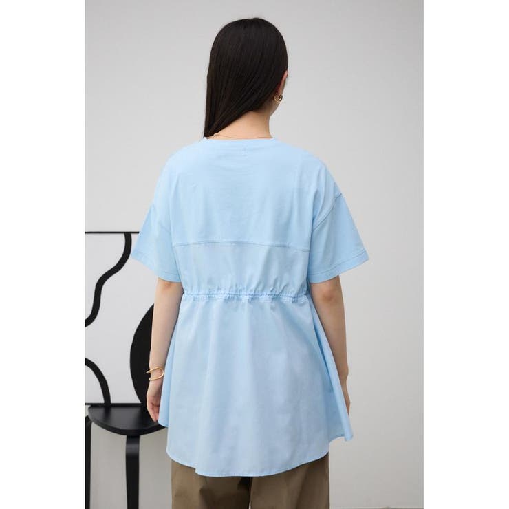 トップス Manon ribbon tops Blue TOPS – MANON ONLINESTORE