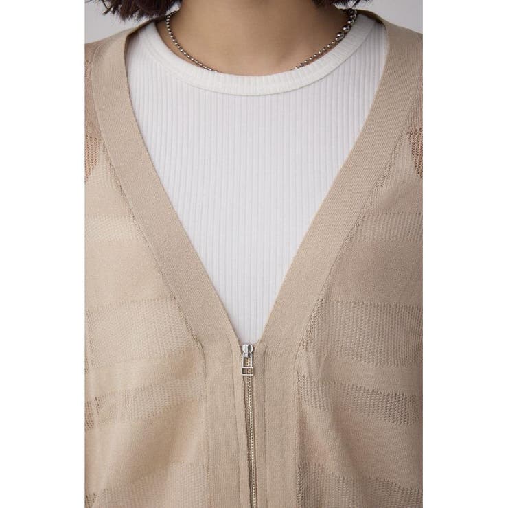 シアージップアップカーディガン | AZUL BY MOUSSY | 詳細画像28 