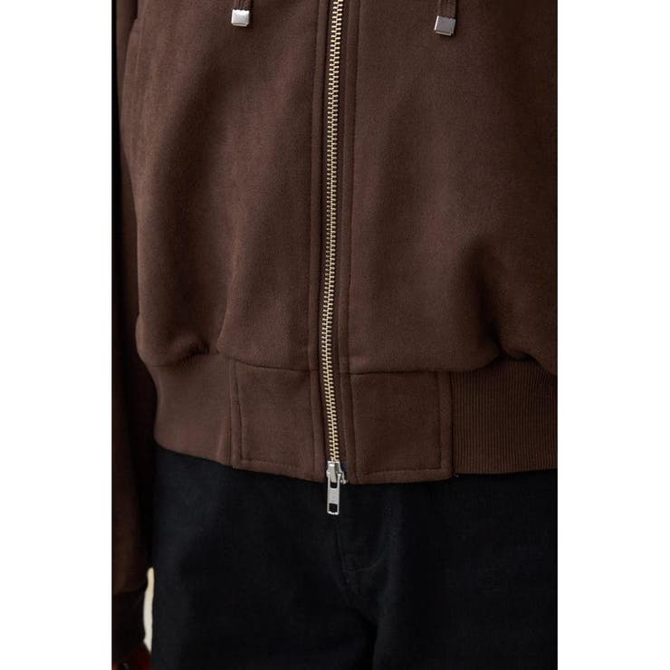 フェイクスエードフーディブルゾン | AZUL BY MOUSSY | 詳細画像36