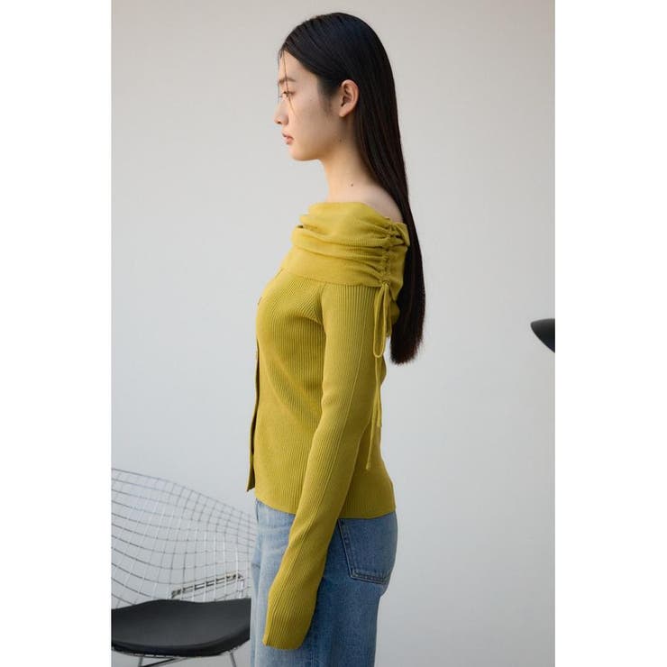 ギャザーオフショルダーニットトップス | AZUL BY MOUSSY | 詳細画像28 