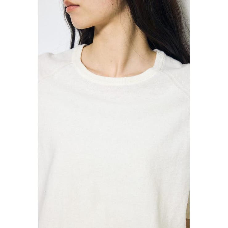 カシミヤミックスハーフスリーブニット | AZUL BY MOUSSY | 詳細画像6 
