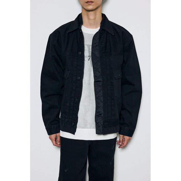 異素材デニムジャケット | AZUL BY MOUSSY | 詳細画像3 