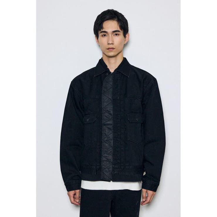 異素材デニムジャケット | AZUL BY MOUSSY | 詳細画像5 