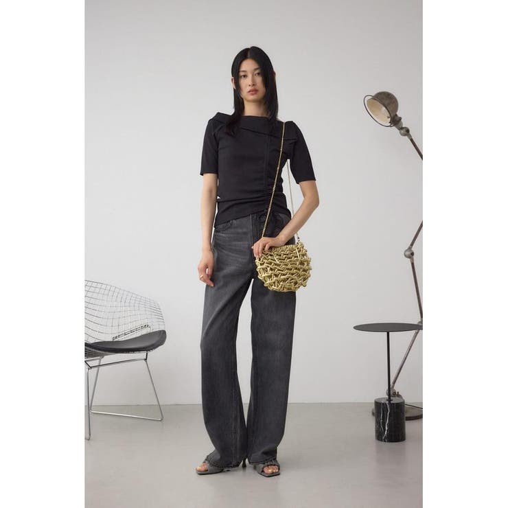 メタルハンドルメタリック編み込みバッグ | AZUL BY MOUSSY | 詳細画像3 
