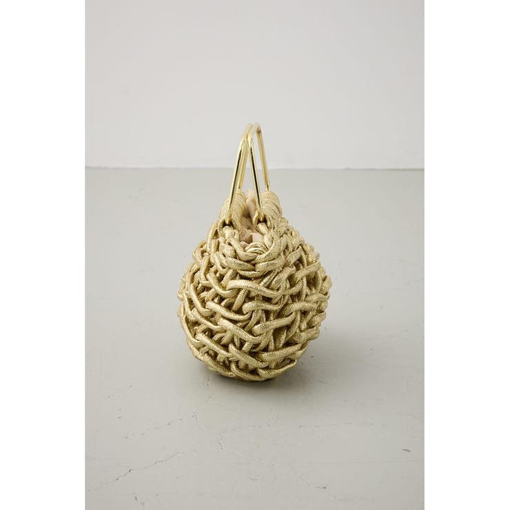 メタルハンドルメタリック編み込みバッグ | AZUL BY MOUSSY | 詳細画像6 