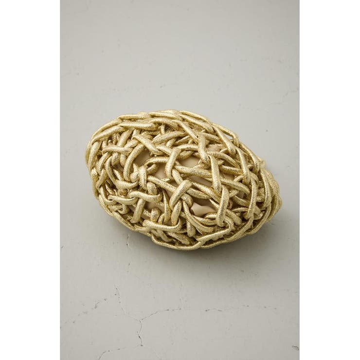 メタルハンドルメタリック編み込みバッグ | AZUL BY MOUSSY | 詳細画像10 