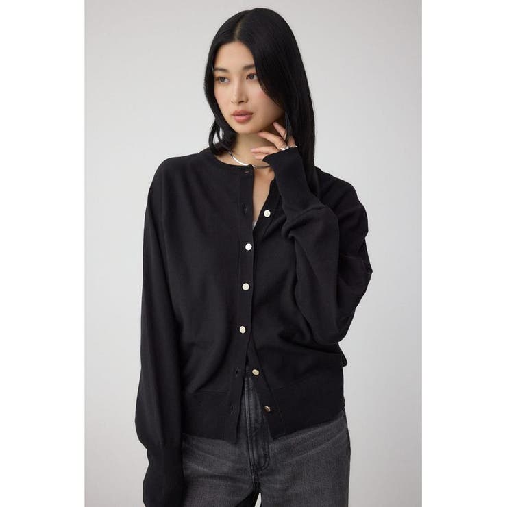 格上げ ドルマンニットカーディガン | AZUL BY MOUSSY | 詳細画像13 