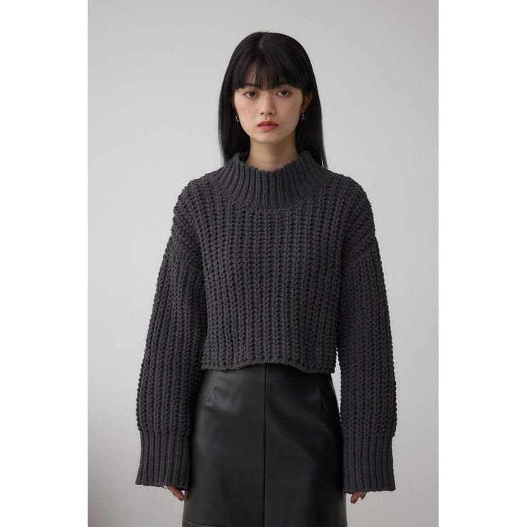 マットモールクロップドハイネックニット | AZUL BY MOUSSY | 詳細画像24 