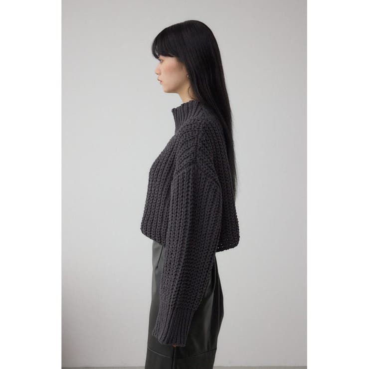 マットモールクロップドハイネックニット | AZUL BY MOUSSY | 詳細画像25 