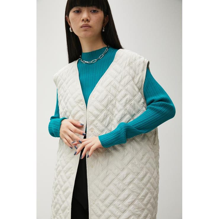 QUILTING LONG VEST[品番：AZLW0020377]｜AZUL BY MOUSSY（アズール