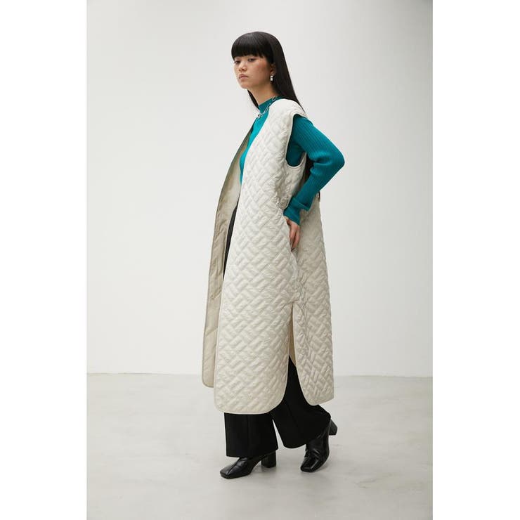 QUILTING LONG VEST[品番：AZLW0020377]｜AZUL BY MOUSSY（アズール