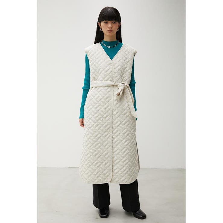 QUILTING LONG VEST[品番：AZLW0020377]｜AZUL BY MOUSSY（アズール