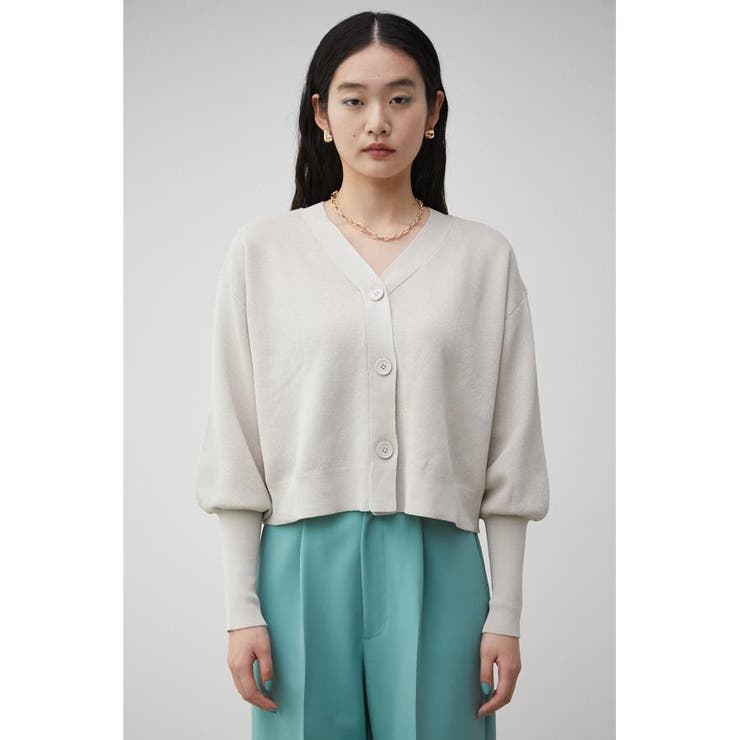 PUFF SLEEVE SHORT CARDIGAN[品番：AZLW0020726]｜AZUL BY MOUSSY