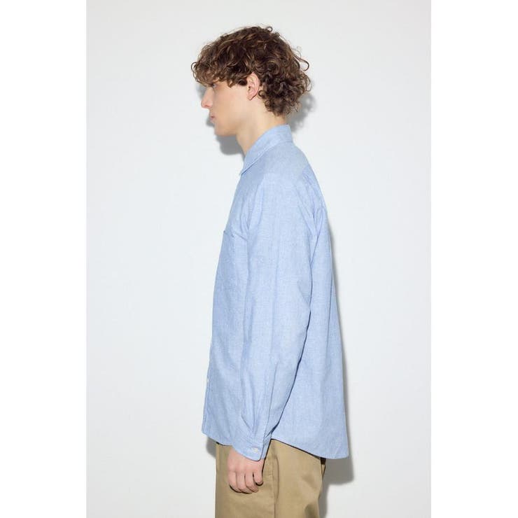 フレンチリネンCOOLMAXストライプシャツ | AZUL BY MOUSSY | 詳細画像42 
