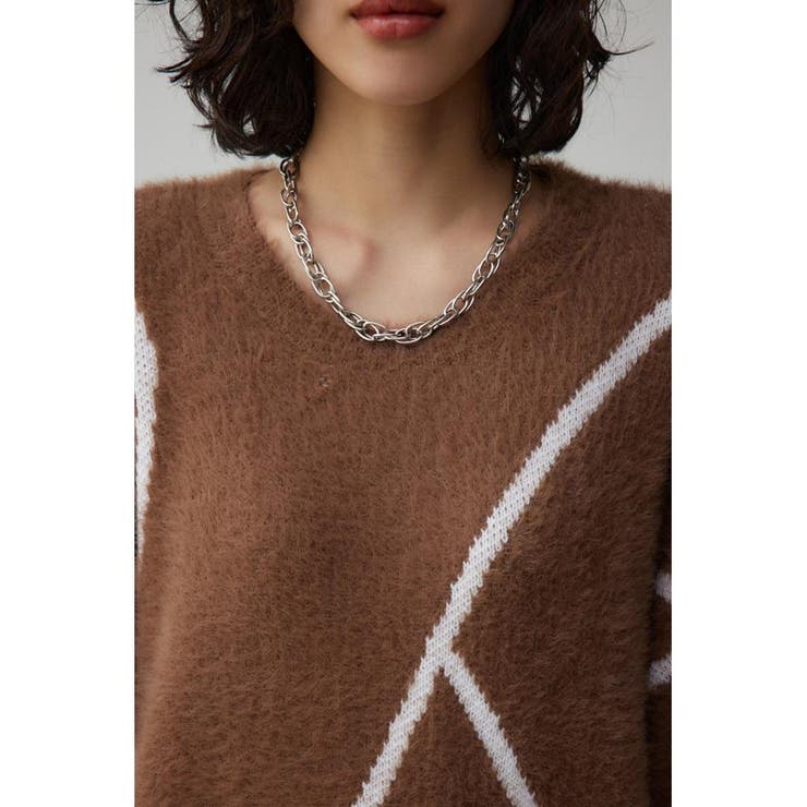 ニュアンスライン柄ニット | AZUL BY MOUSSY | 詳細画像29 