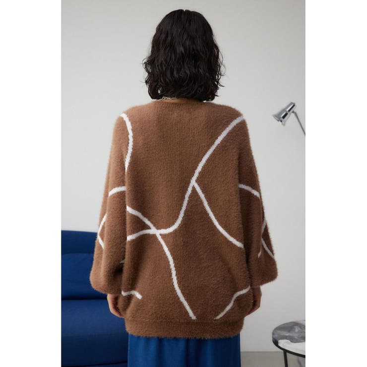 ニュアンスライン柄ニット | AZUL BY MOUSSY | 詳細画像28 