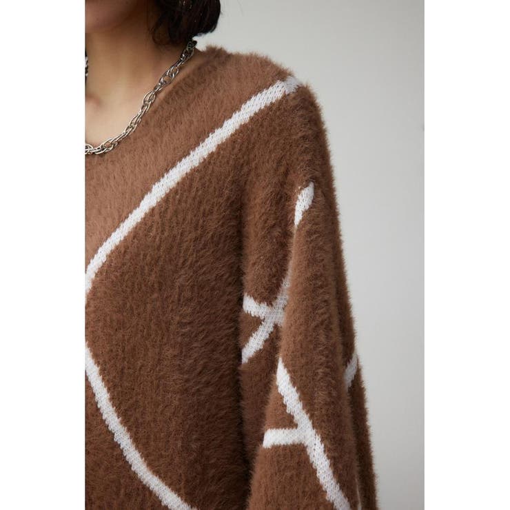 ニュアンスライン柄ニット | AZUL BY MOUSSY | 詳細画像30 