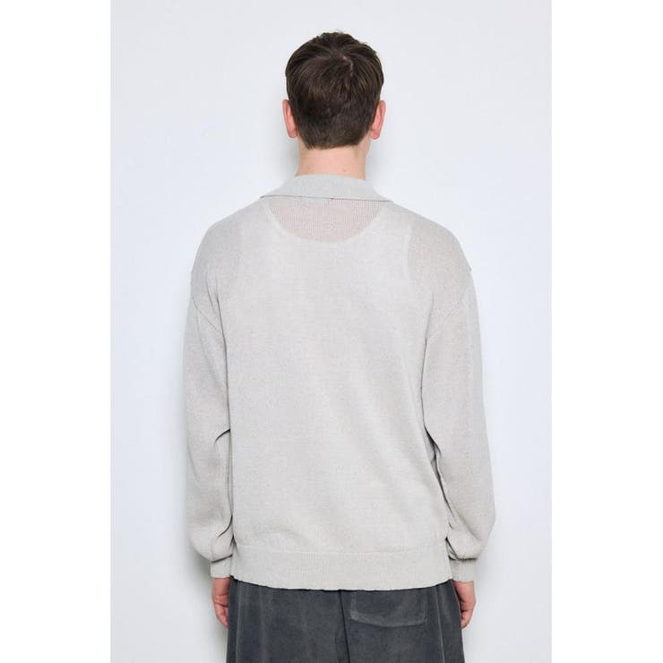 リネンミックススキッパーポロシャツ | AZUL BY MOUSSY | 詳細画像18 