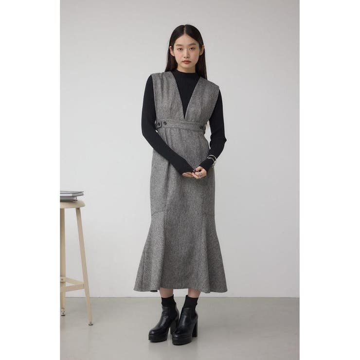 カットアウトマーメーイドジャンパースカート | AZUL BY MOUSSY | 詳細画像18