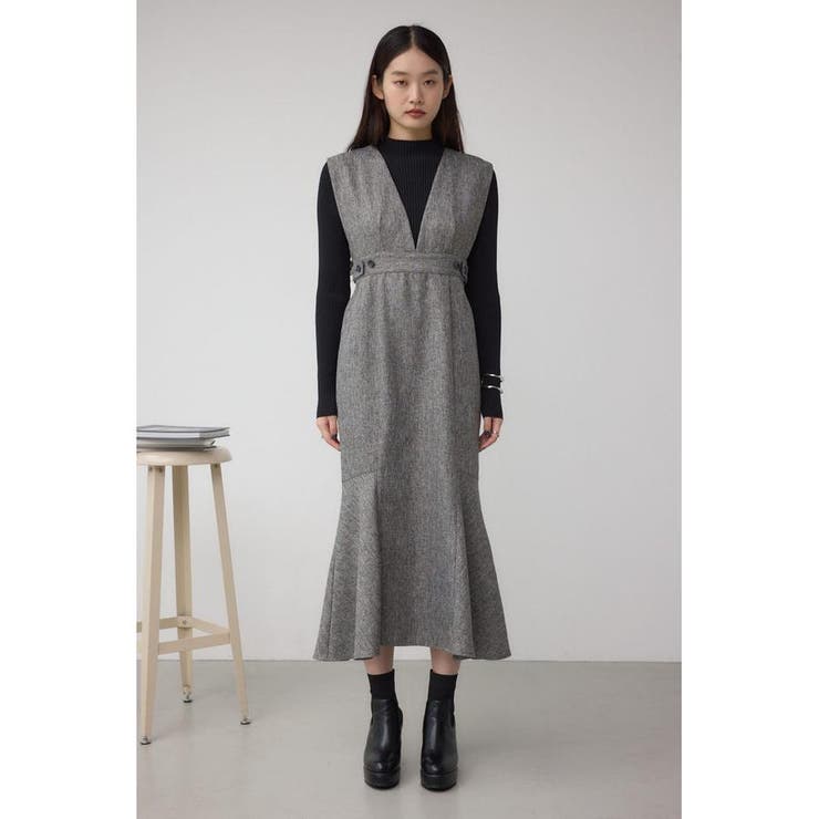 カットアウトマーメーイドジャンパースカート | AZUL BY MOUSSY | 詳細画像19