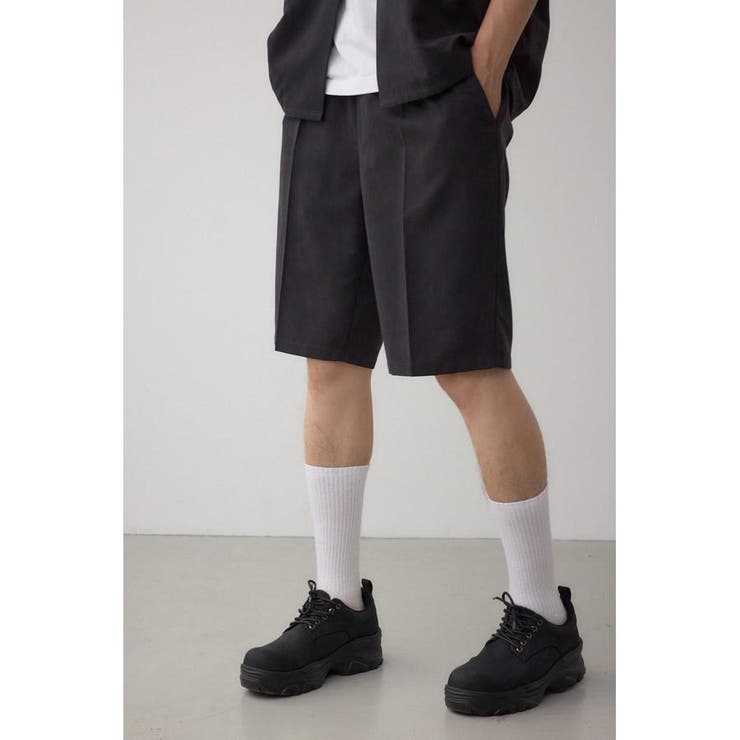 C/Tフェイクスウェードショートパンツセットアップ[品番