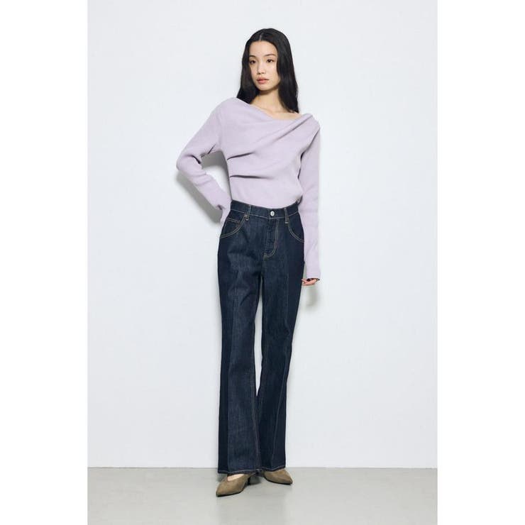 AZUL DENIM センタープレスフレアデニム ロング丈 | AZUL BY MOUSSY | 詳細画像14 
