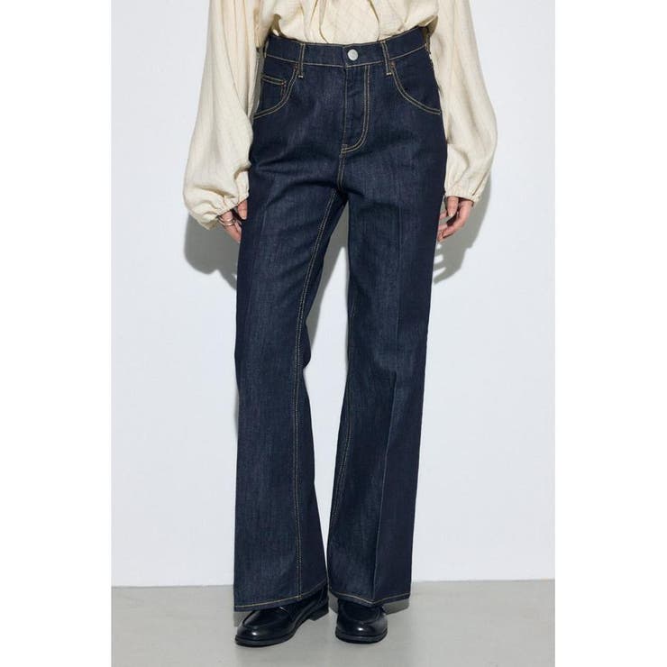 AZUL DENIM センタープレスフレアデニム ロング丈 | AZUL BY MOUSSY | 詳細画像16 